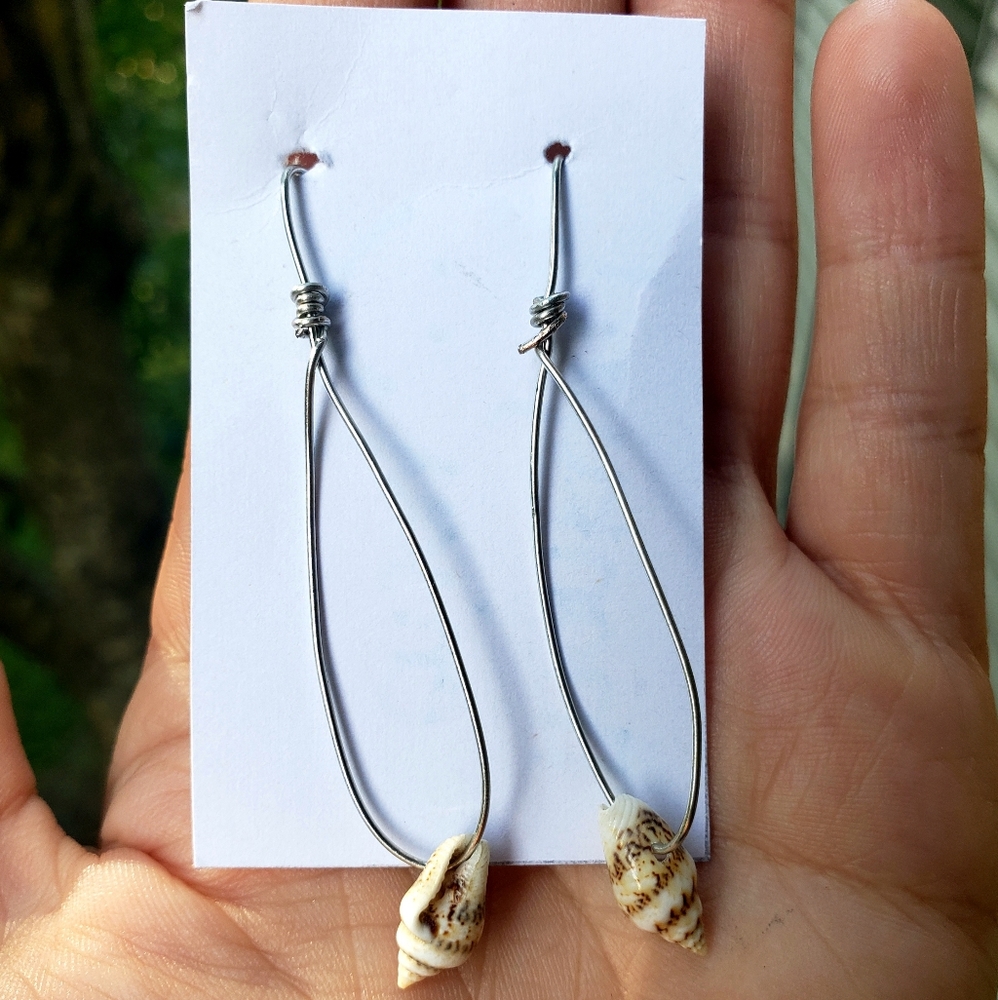 Shell earings.